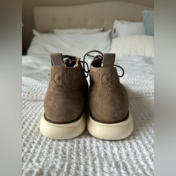 Cole Haan GrandØS Suede Chukka Boots 12M Brown Lightweight Comfort C41008 NWT